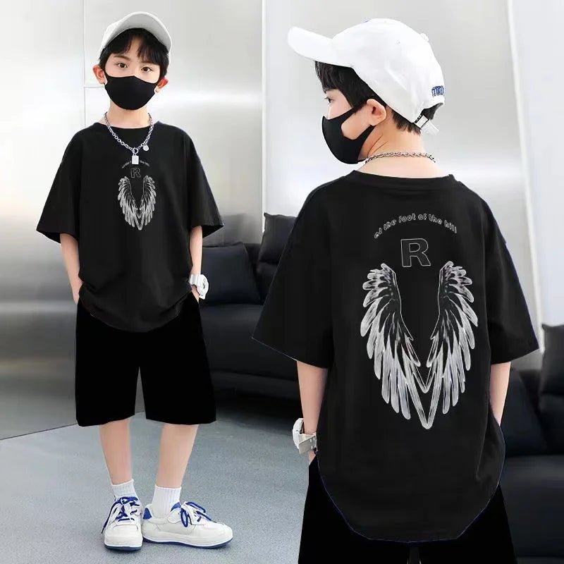 Boys Summer Piece - Boys Summer 2 Piece Clothing Set – Cartoon T-Shirt & Shorts - Boys Summer & Party Dresses - Baby's World