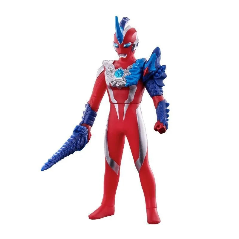 BANDAI Ultraman Soft Rubber Series EX Ultraman G Powered Tregear Tartarus Collectible Model Toys Children Birthday Gift