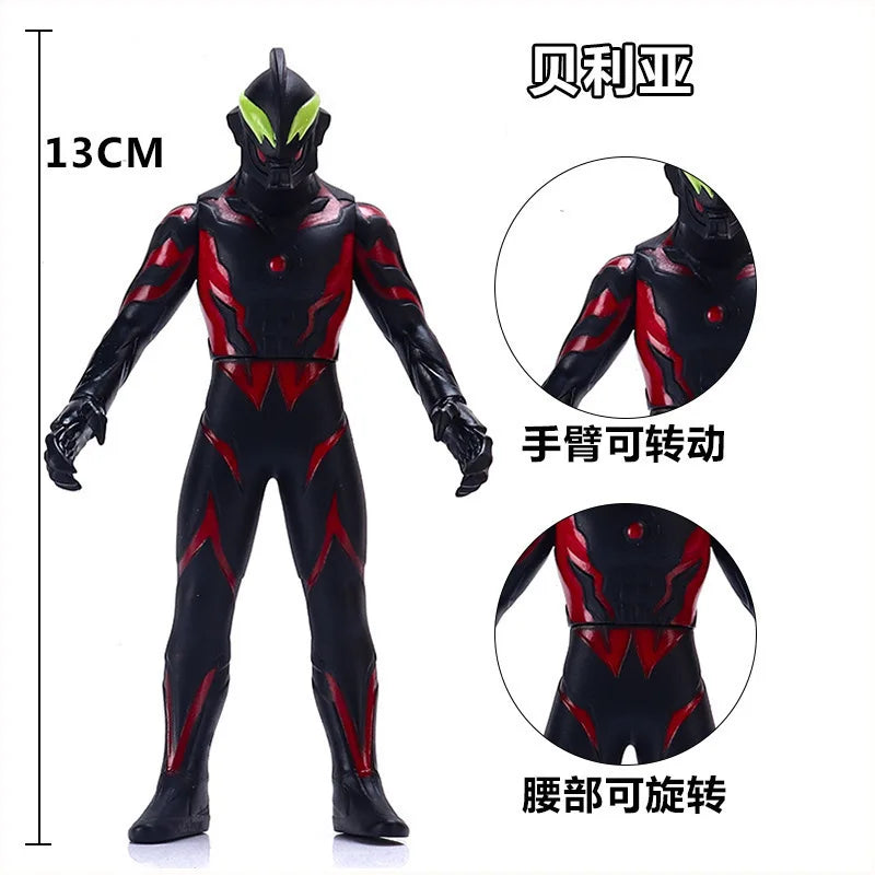 BANDAI Ultraman Soft Rubber Series EX Ultraman G Powered Tregear Tartarus Collectible Model Toys Children Birthday Gift
