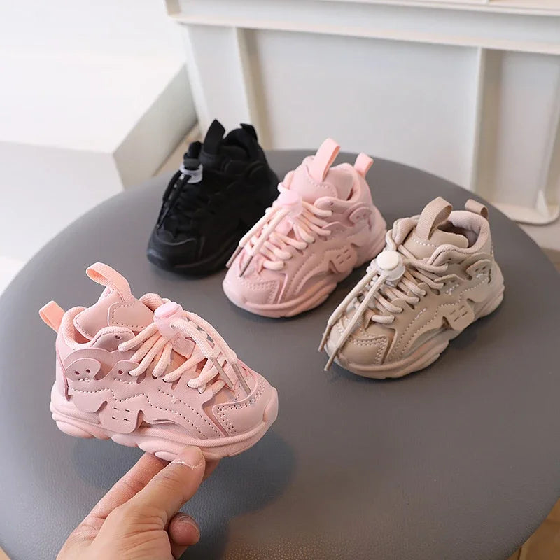 Toddler Sport Shoes Fashion Cross-tied Newborn Breathable Boys Sneakers Spring Autumn Baby Girls Garden Walking Shoes Kid G07223