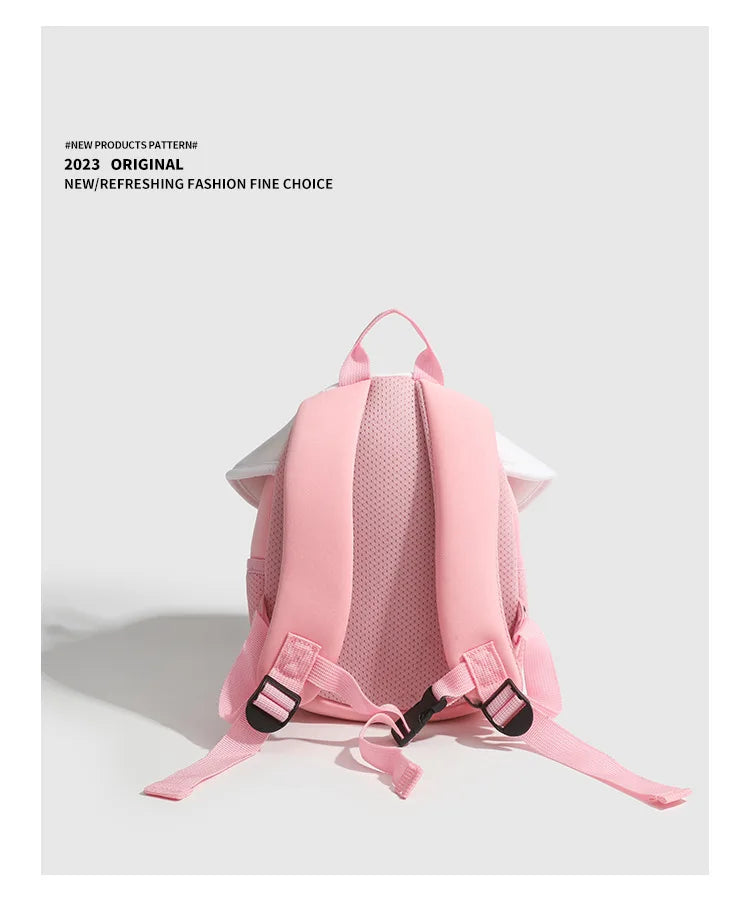 2024 New Korean Version Ice cream Shape Children's Backpack Kindergarten Schoolbag 3-5 Years Old Boys Girls Cute Children Bag