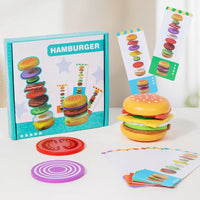 Montessori Wooden Hamburger Pretend Play | Baby's World Bangladesh