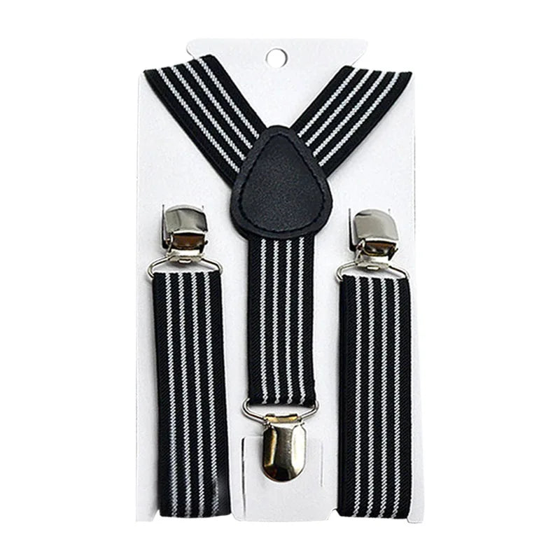 Kids Adjustable Suspenders – Elastic Clip-On Braces for Boys & Girls - Boys Summer & Party Dresses - Baby's World (view 3)