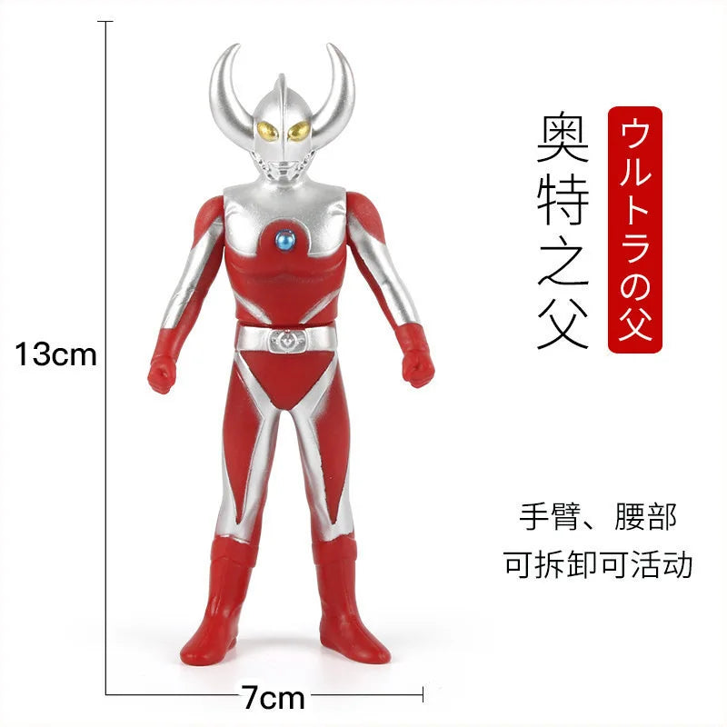 BANDAI Ultraman Soft Rubber Series EX Ultraman G Powered Tregear Tartarus Collectible Model Toys Children Birthday Gift
