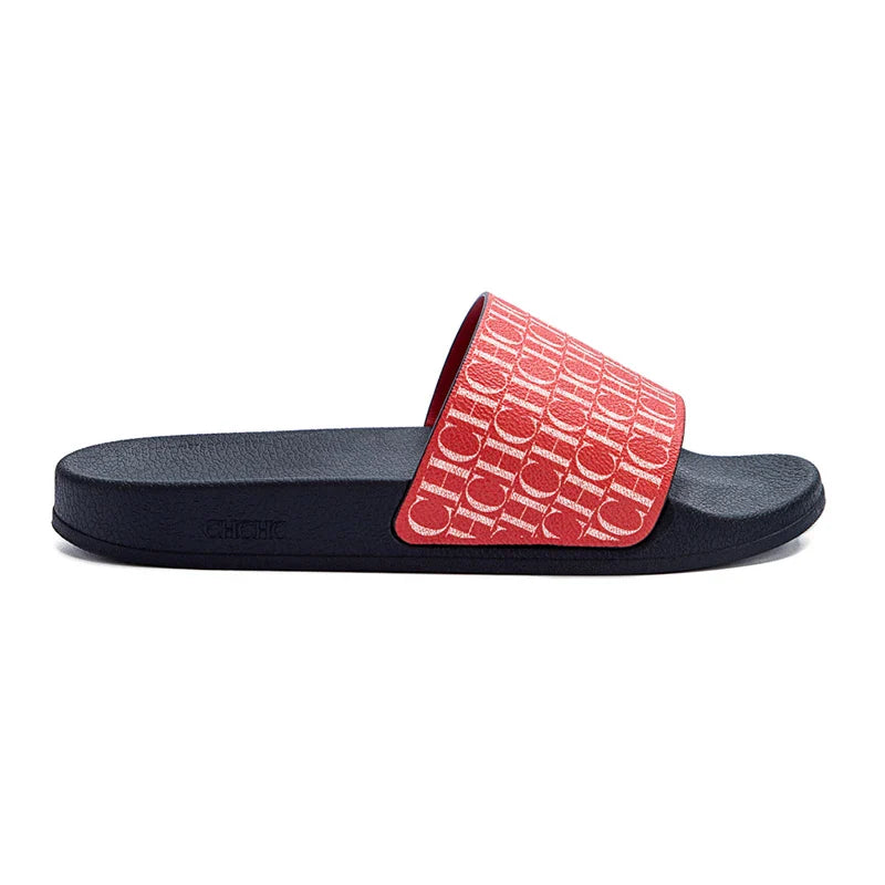 CH Women's Slippers Trendy Style Letter Print Design High Quality Beach Slippers Can Be Worn Out Premium Fashion Women's Casual