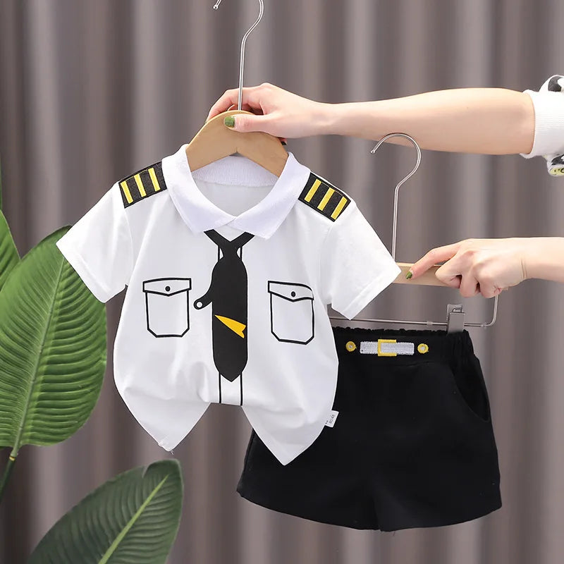 Baby Boys Summer Clothing Set – Cotton Casual Outfit - Boys Summer & Party Dresses - Baby's World (view 79)