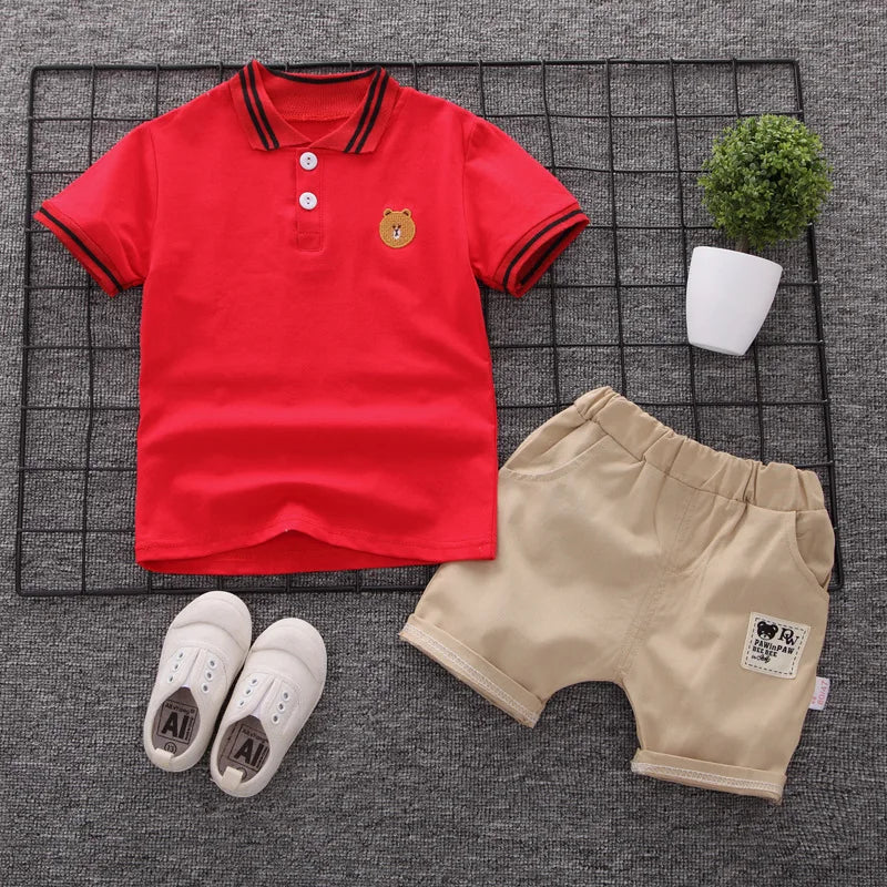Baby Boys Summer Clothing Set – Cotton Casual Outfit - Boys Summer & Party Dresses - Baby's World (view 53)