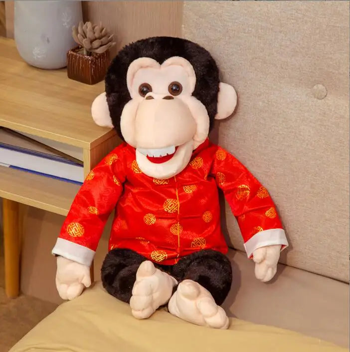 slappy puppet Animal Hand Puppet Children Theater Performance Props Scary Doll Dinosaur Panda Plush Toys Kids Gift