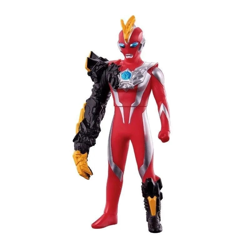 BANDAI Ultraman Soft Rubber Series EX Ultraman G Powered Tregear Tartarus Collectible Model Toys Children Birthday Gift