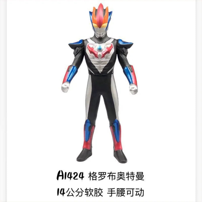 BANDAI Ultraman Soft Rubber Series EX Ultraman G Powered Tregear Tartarus Collectible Model Toys Children Birthday Gift