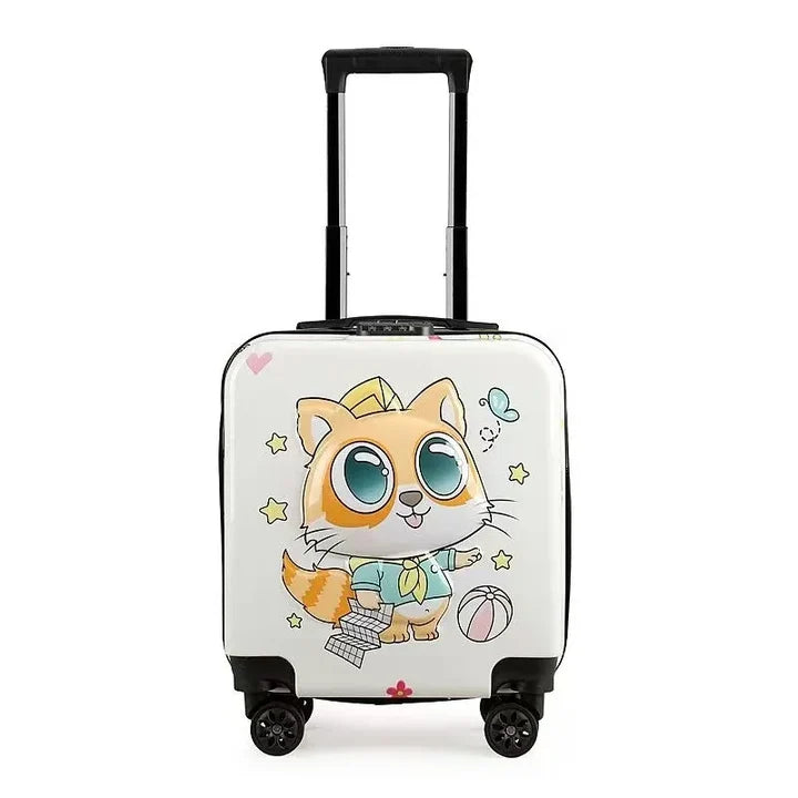 Children's Trolley Case Universal Wheel Cartoon Animal Portable Luggage Multi Function Boarding Case