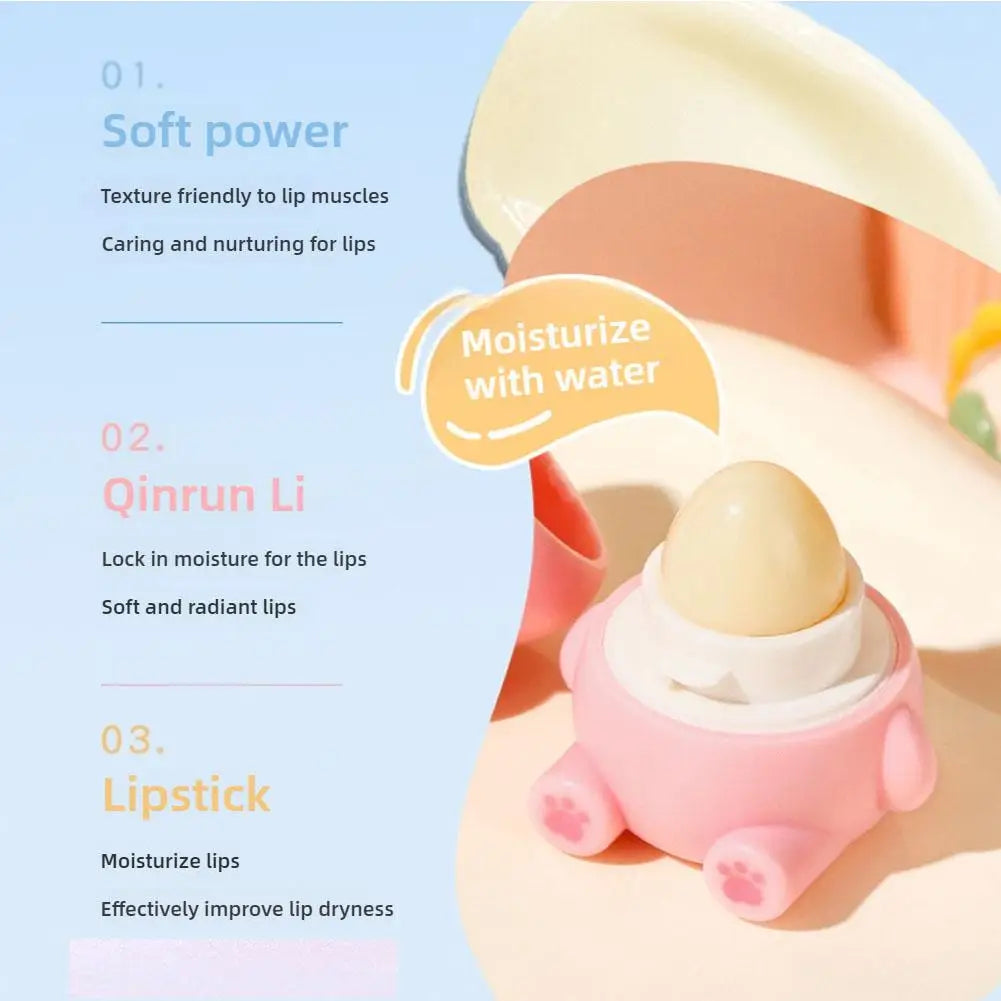 Children's Little Bear Lip Balm Moisturizing Anti-cracking Anti-peeling Baby Lip Balm Gentle Non Irritating Lip Skincare