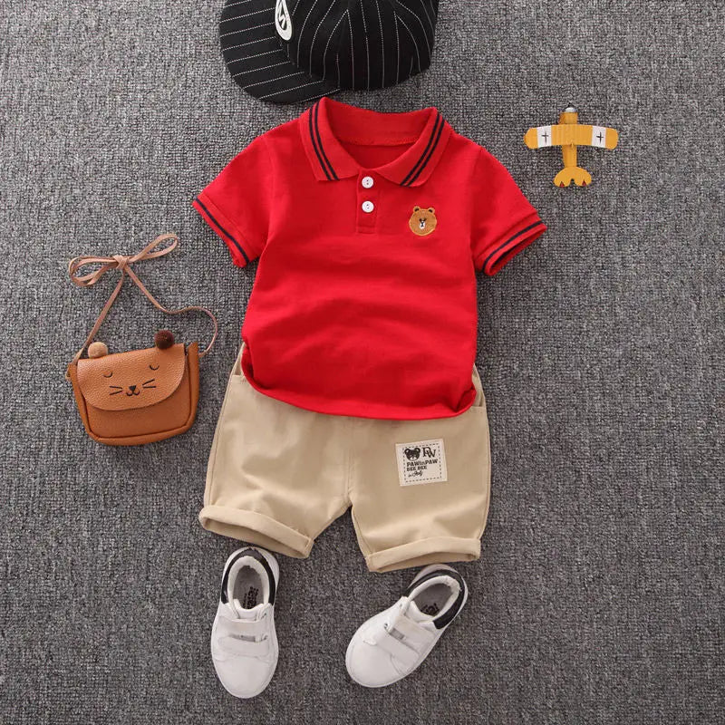 Baby Boys Summer Clothing Set – Cotton Casual Outfit - Boys Summer & Party Dresses - Baby's World (view 62)