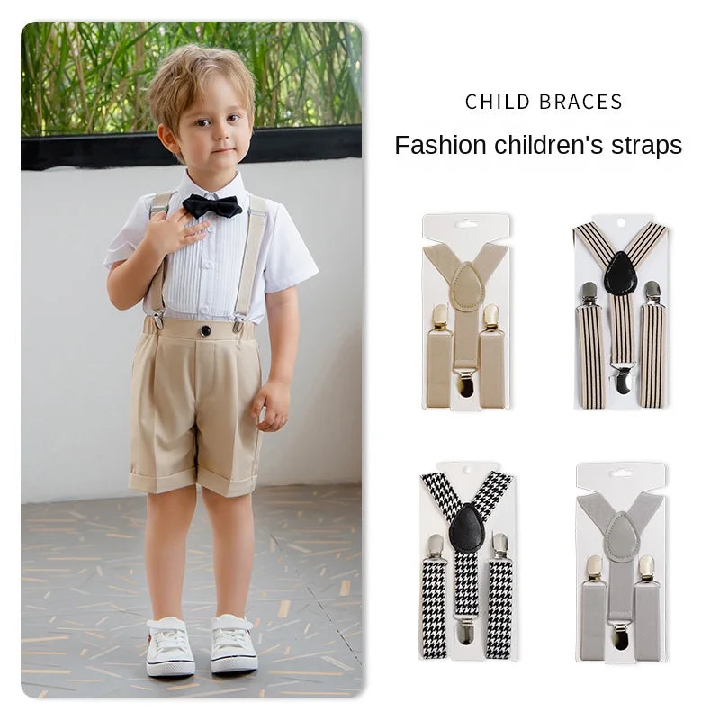 Kids Adjustable Suspenders – Elastic Clip-On Braces for Boys & Girls - Boys Summer & Party Dresses - Baby's World