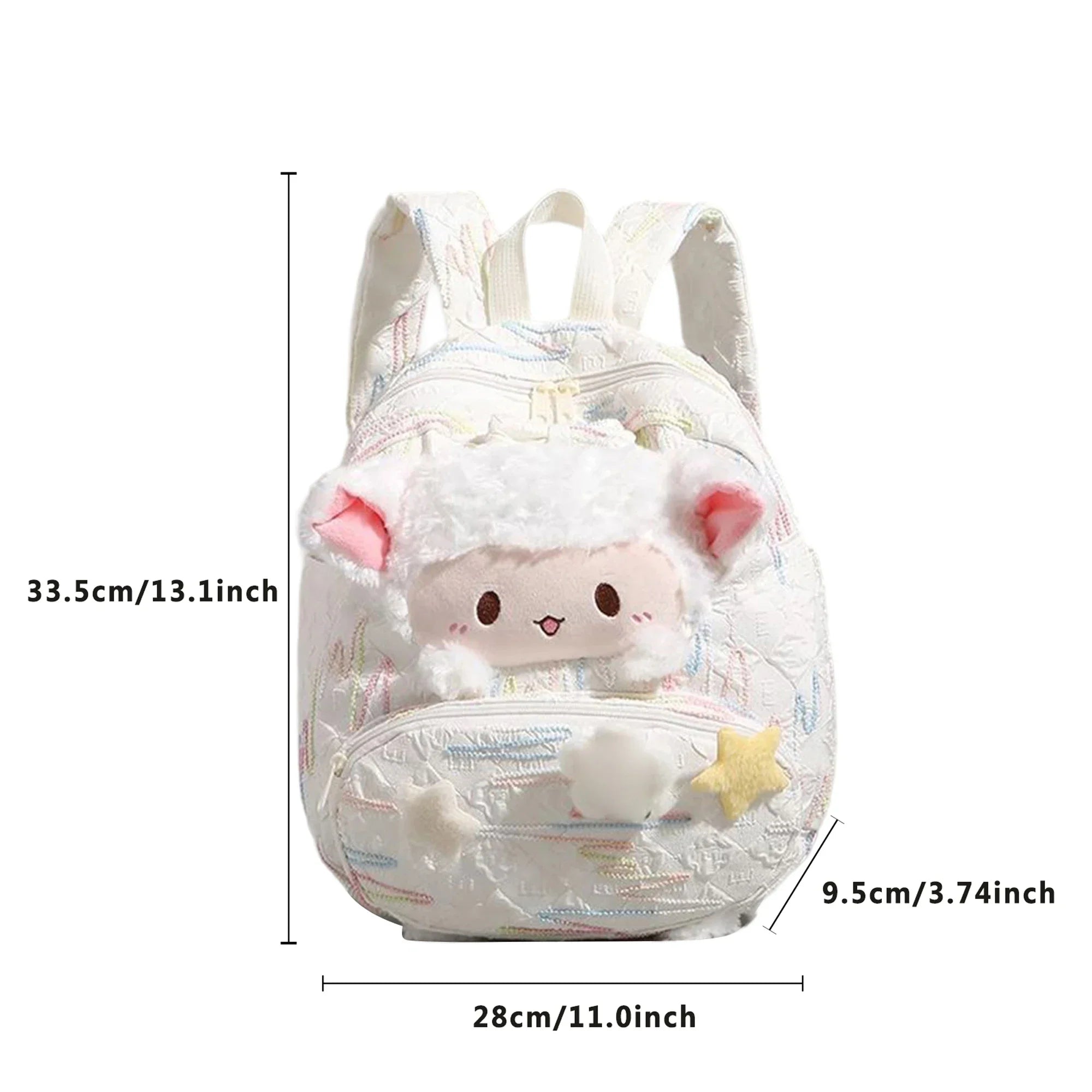 Cute Backpack For girls Cartoon Sheep Large Capacity School Backpack Kids Girls