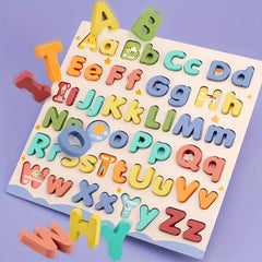 Children'S Wooden Alphabet Puzzle Board Cognitive Development Educational Toy Children'S Early Education Teaching Aids