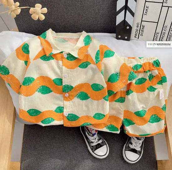 Baby Boys Summer Clothing Set – Cotton Casual Outfit - Boys Summer & Party Dresses - Baby's World (view 59)