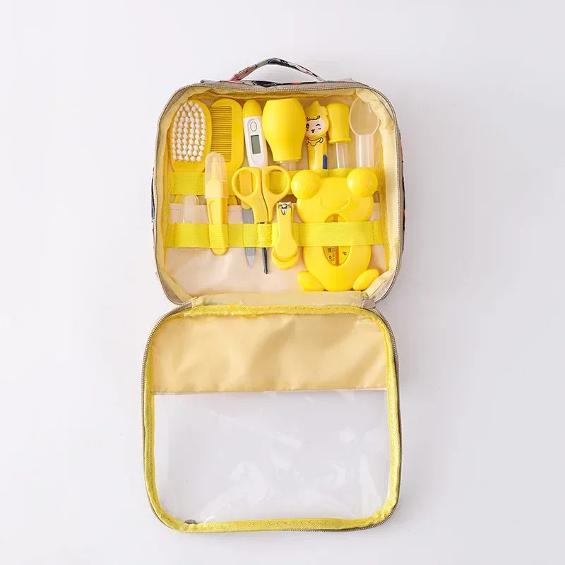13 Pcs Portable Baby Healthcare Kit Professional Nursing Tools Newborn Daily Care Set Including Nail Clipper Manicure Supplies