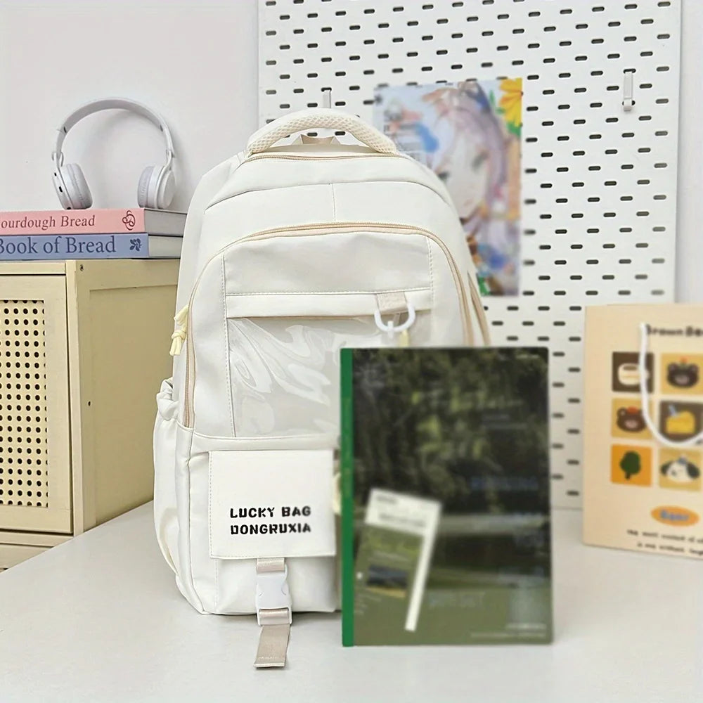 College Backpack for Middle School and High School Students, Versatile Large Capacity Backpack, Computer Backpack