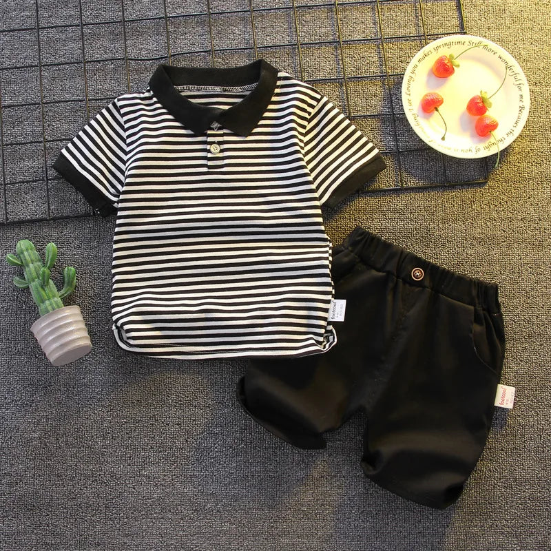 Baby Boys Summer Clothing Set – Cotton Casual Outfit - Boys Summer & Party Dresses - Baby's World (view 77)