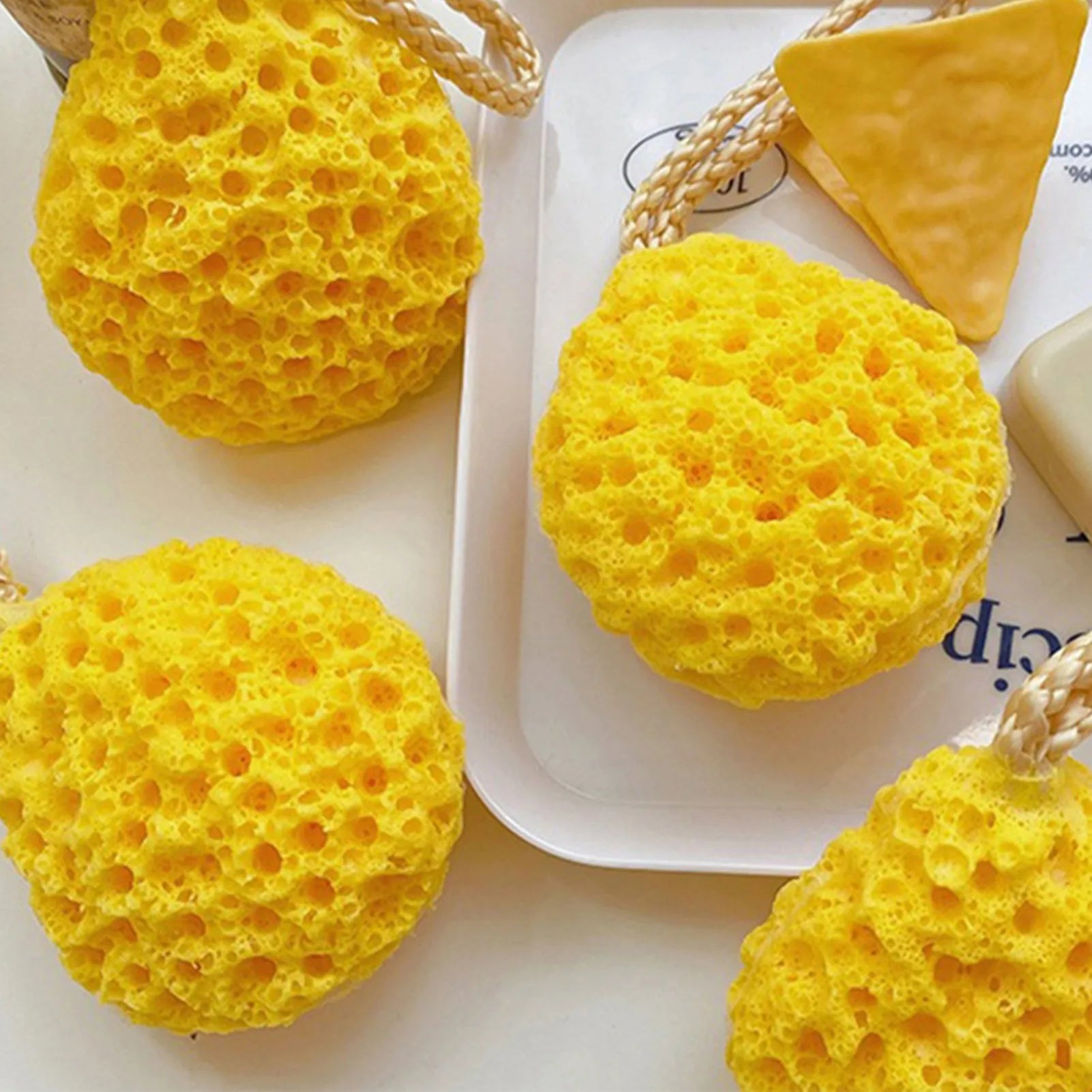 Super Soft Sponge Bath Ball Scrubber Baby Kids Bath Sponge Easy to Clean and Dry for All Kinds of Skin Body Cleaning