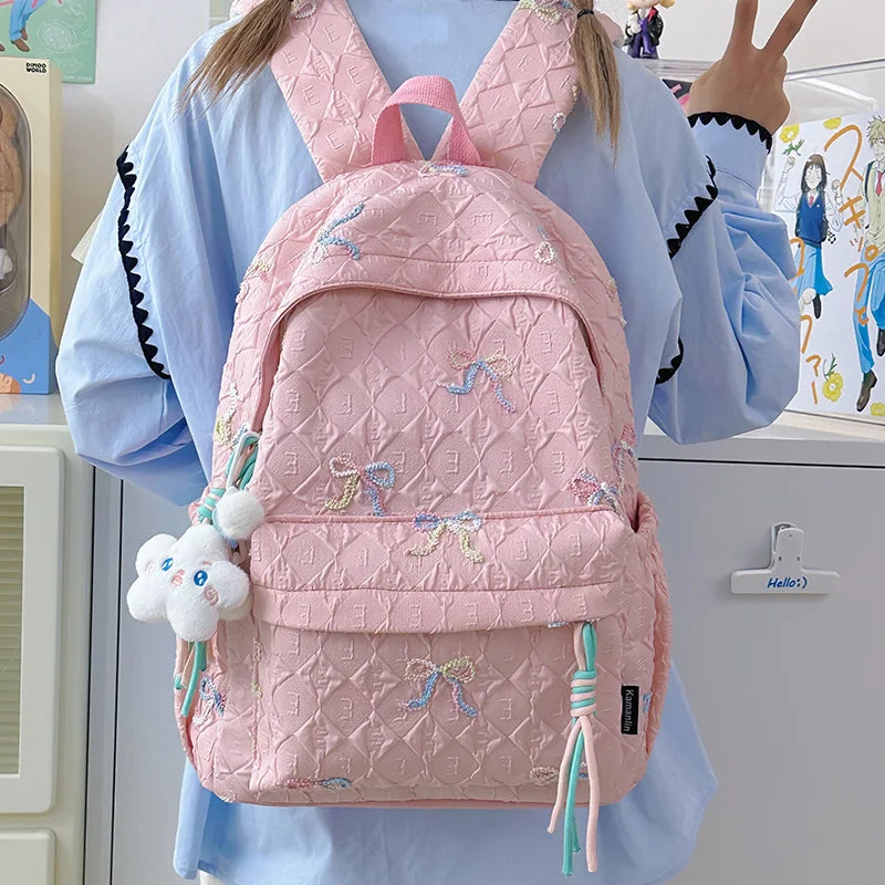 New Cute Western-style Children's Backpack, Cartoon Dolphin Kindergarten Snack Bag, Personalized Embroidery Unique Holiday Gift