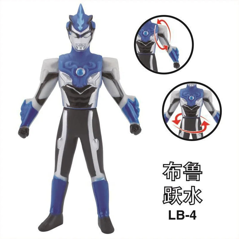 BANDAI Ultraman Soft Rubber Series EX Ultraman G Powered Tregear Tartarus Collectible Model Toys Children Birthday Gift