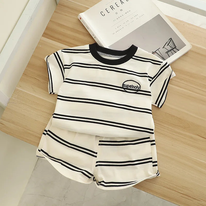 Baby Boys Summer Clothing Set – Cotton Casual Outfit - Boys Summer & Party Dresses - Baby's World (view 58)