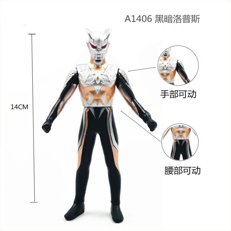 BANDAI Ultraman Soft Rubber Series EX Ultraman G Powered Tregear Tartarus Collectible Model Toys Children Birthday Gift