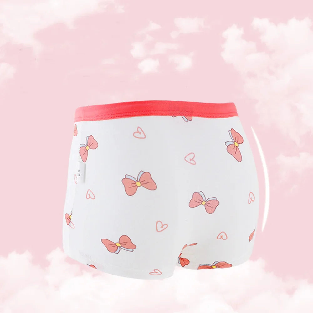 4Pcs Children Underwear Cotton Girls Boxers Briefs Beautiful Cute Princess Cartoon Panties Breathable Kids Underpants For Girls