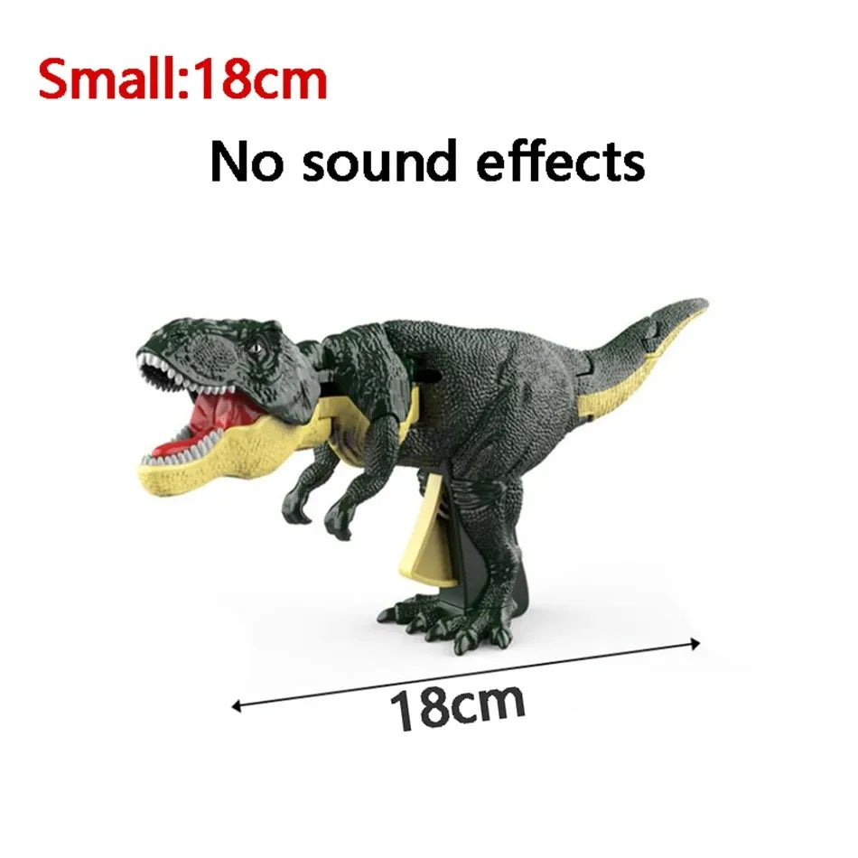 Children's Dinosaur Fidget Toy Decompression Telescopic Spring Swing Creative Battery-Free Swing Toy Christmas Gift for Kids