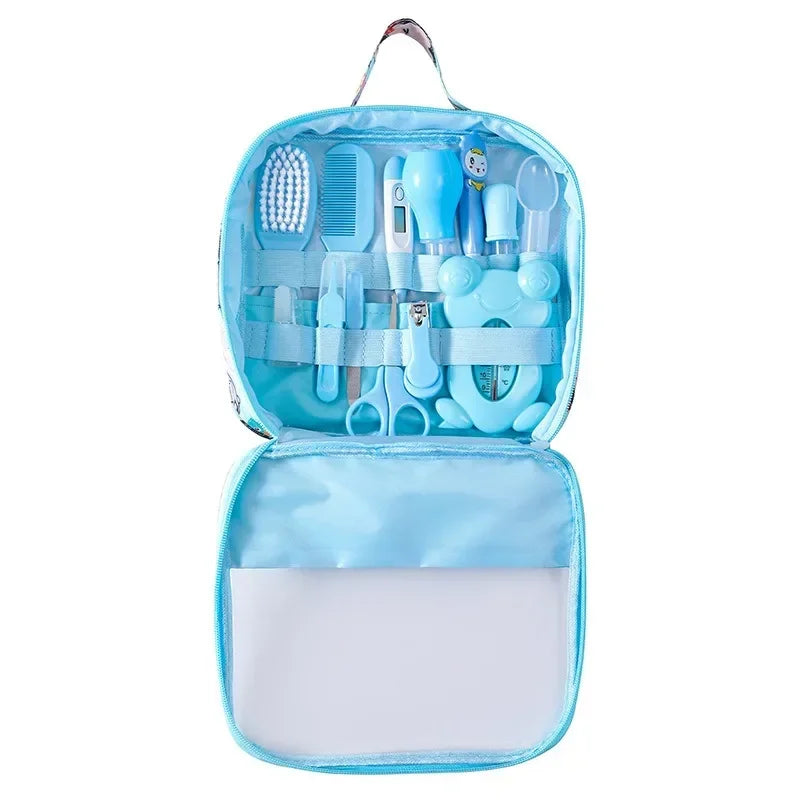 13 Pcs Portable Baby Healthcare Kit Professional Nursing Tools Newborn Daily Care Set Including Nail Clipper Manicure Supplies