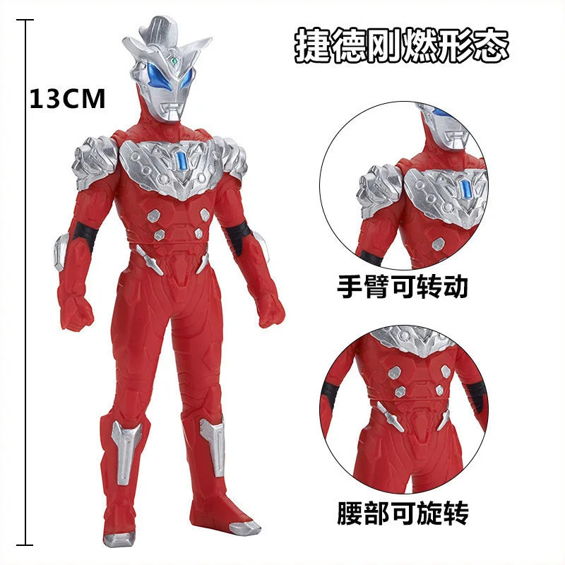 BANDAI Ultraman Soft Rubber Series EX Ultraman G Powered Tregear Tartarus Collectible Model Toys Children Birthday Gift