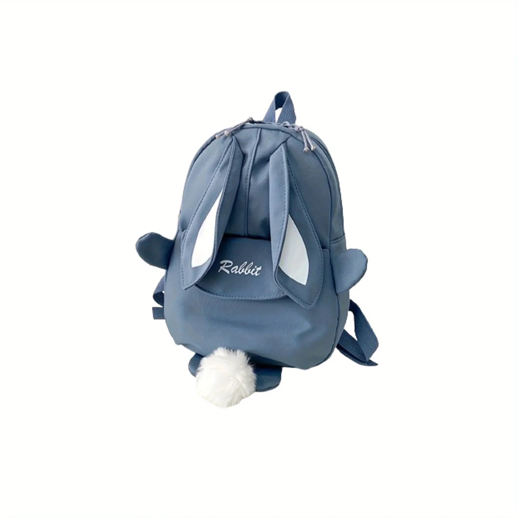 Girl Rabbit Ear Backpack Casual Schoolbag Waterproof Large Capacity School Backpack Smooth Zipper Solid Teens Travel and Gifts