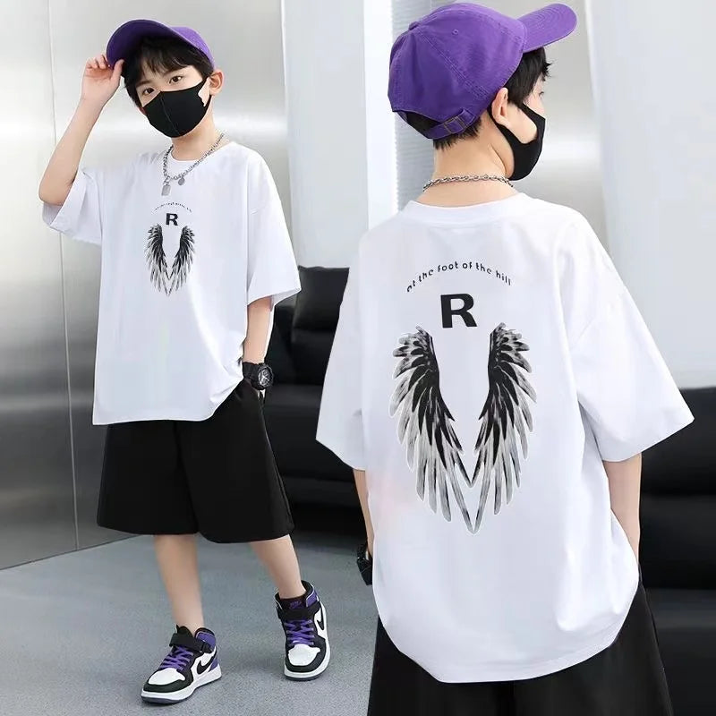 Boys Summer Piece - Boys Summer 2 Piece Clothing Set – Cartoon T-Shirt & Shorts - Boys Summer & Party Dresses - Baby's World