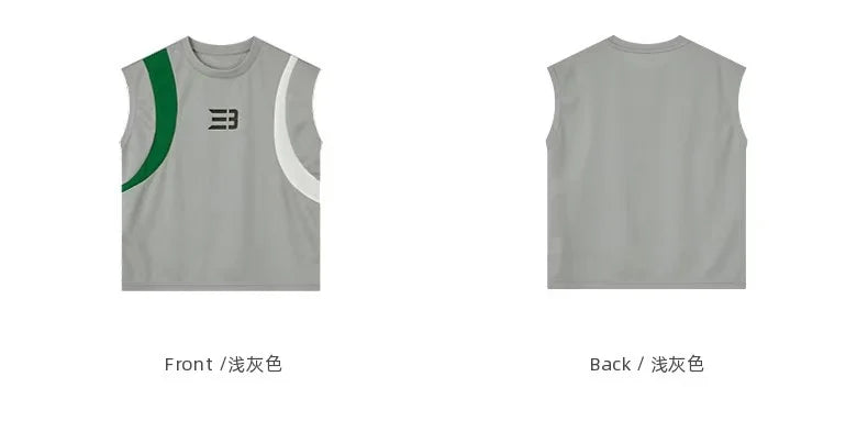 Boys Basketball Suit Summer Sportswear Comfortable Suit Vest Lightweight Shorts Children's Korean Version Handsome Two-piece