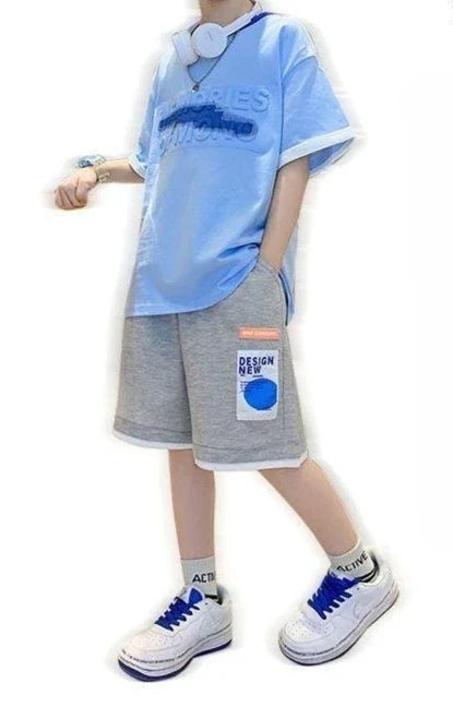 Sportswear Set Men's Children's Sets Boy Clothes Boys Clothing Cartoon Fashion Baby Summer Costumes - Boys Summer & Party