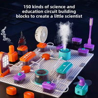 Circuit Experiment Building Blocks Toy Assembly Science Experiment Set Physics Enlightenment Wholesale DIY Science Education Ass