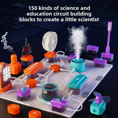 Circuit Experiment Building Blocks Toy Assembly Science Experiment Set Physics Enlightenment Wholesale DIY Science Education Ass