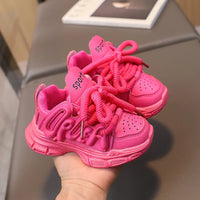 Fashion Children Sneakers | Baby's World Bangladesh A BLACK And C RED
