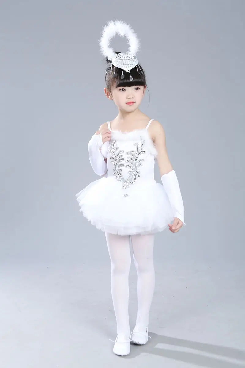 Summer Party Girls Dresses Kids Clothes Vestidos Princess Outfit Girl Dress Tutu Stage Ballet Leotards Dance Costumes Ballerine