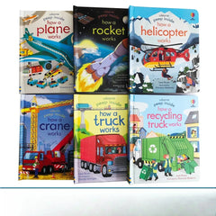Usborne Peep Inside How Works Series Scientific Knowledge Learning Picture Book in English Daily Bedtime Reading Book