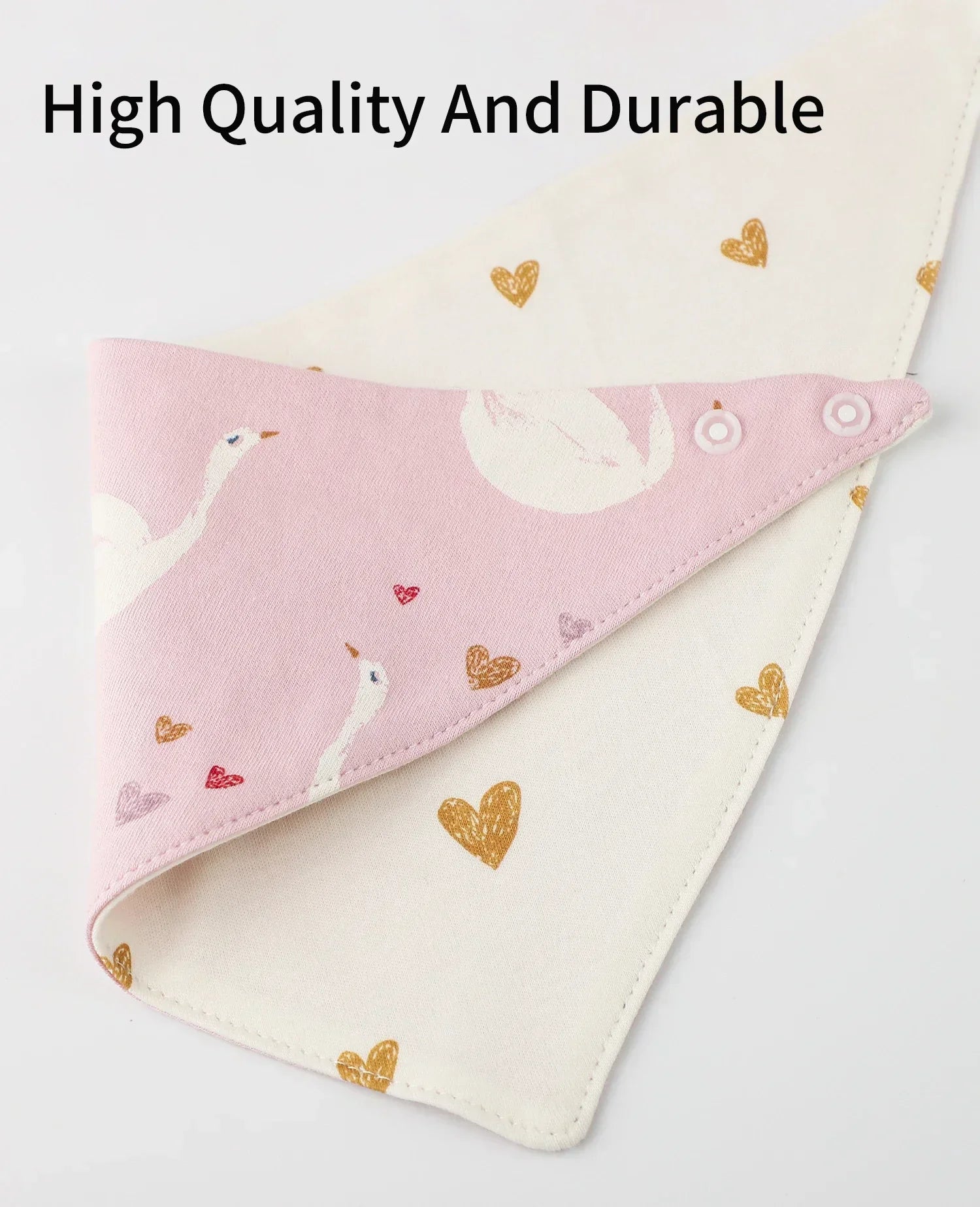 Baby Bib bib Bibs Skin-friendly Infant Soft Saliva Towel Triangular Type Kids Handkerchief 100% Cotton Double-sided Printed 3-8Y