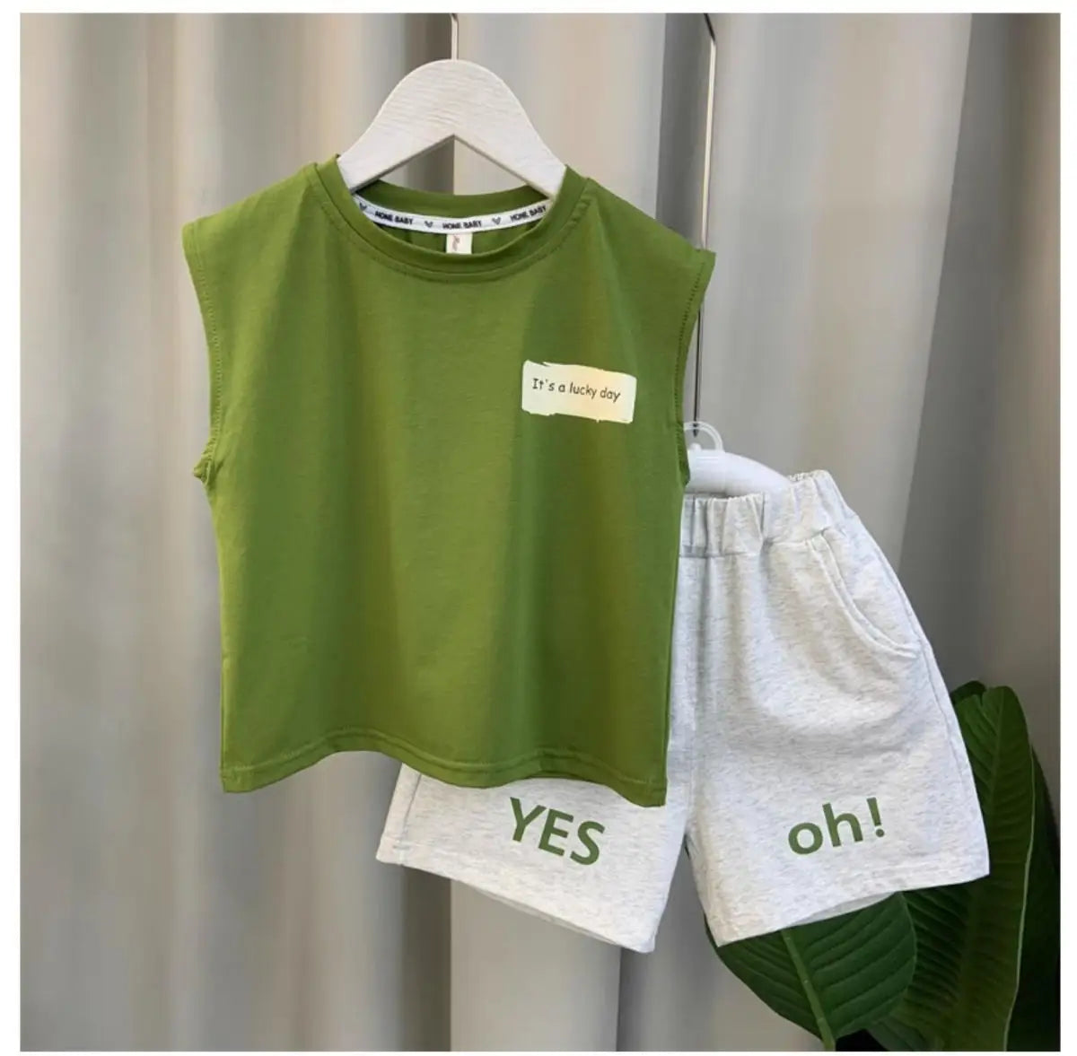 New Boys Girl - New Boys Baby Girl Summer Vest Set Summer Sleeveless Fashion Boys' and Children's Handsome Two Piece Set