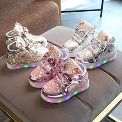 2023 Korean Version Breathable Flashing Light Night Casual Sneaker for Boy Kid Shoe for Girl Board Shoe Zapatos Niña Ботинки 부츠