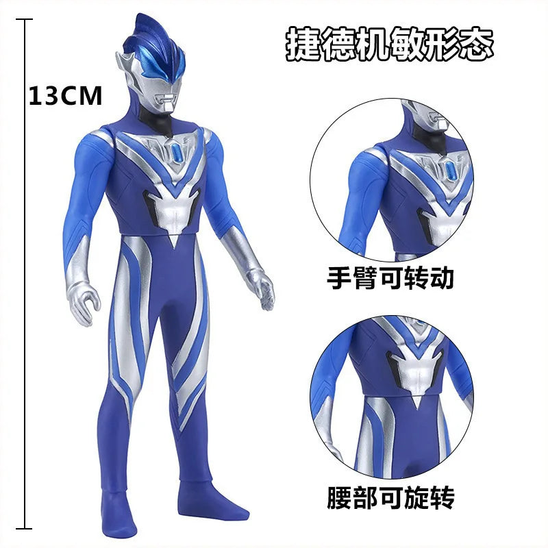 BANDAI Ultraman Soft Rubber Series EX Ultraman G Powered Tregear Tartarus Collectible Model Toys Children Birthday Gift