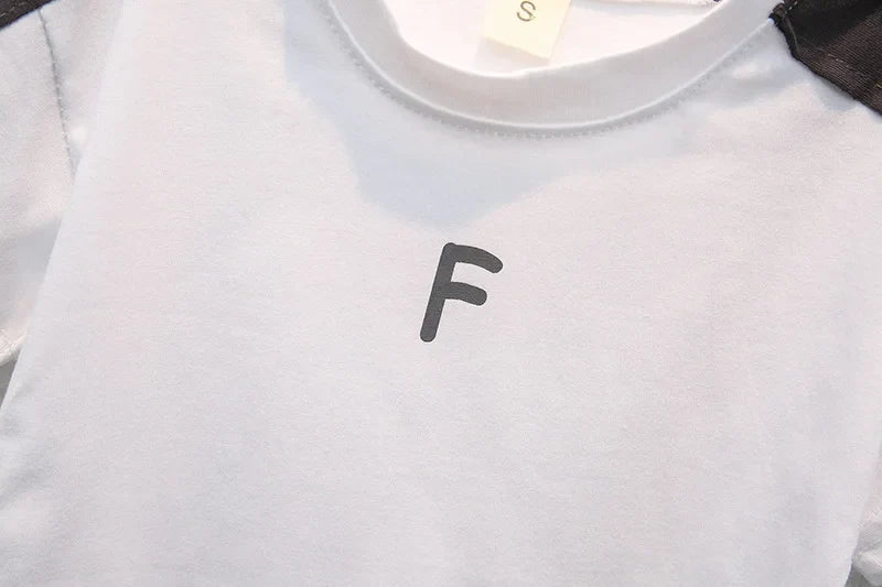New Summer Boys - New Summer Baby Boys Clothes Sets Fashion Cotton Letter Printing T-shirts+Tooling Shorts 2pcs Kids Outfits