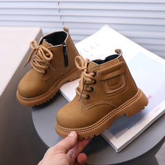 New 2025 Autumn Winter Baby Boots Toddler Fashion Ankle Boots Kids Shoes Boys Girls Snow Boots Children Soft Non-slip Short Boot