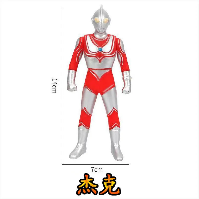 BANDAI Ultraman Soft Rubber Series EX Ultraman G Powered Tregear Tartarus Collectible Model Toys Children Birthday Gift