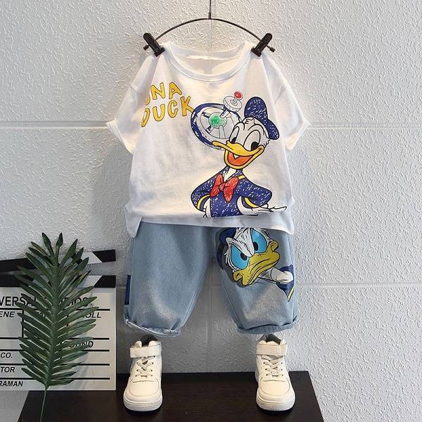 Children Fashion Dress Set Bangladesh | Imported Outfit - T-shirt Set - Baby's World (view 3)